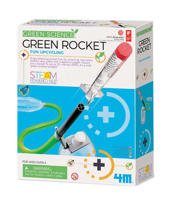 Toy Smith-4M-Green Science Green Rocket-4630-Legacy Toys