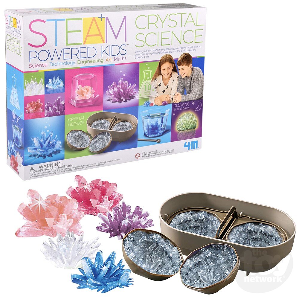 The Toy Network-STEAM - Crystal Science-4M-05534-Legacy Toys