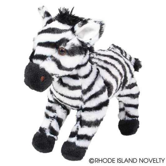 The Toy Network-8.5" Animal Den Zebra Plush-AP-ADZEB-Legacy Toys