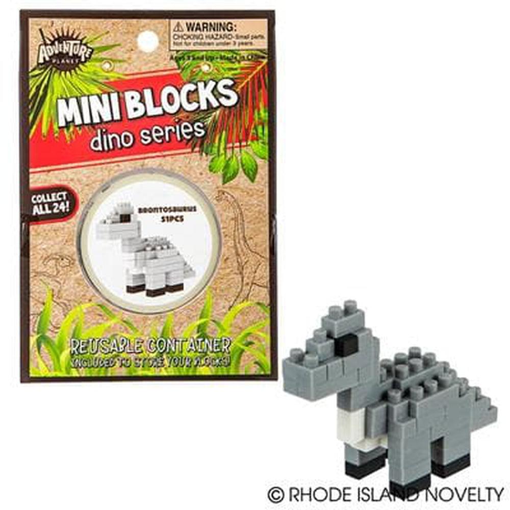 The Toy Network-Mini Blocks - Brontosaurus 51 Pieces-AM-MBBRO-Legacy Toys