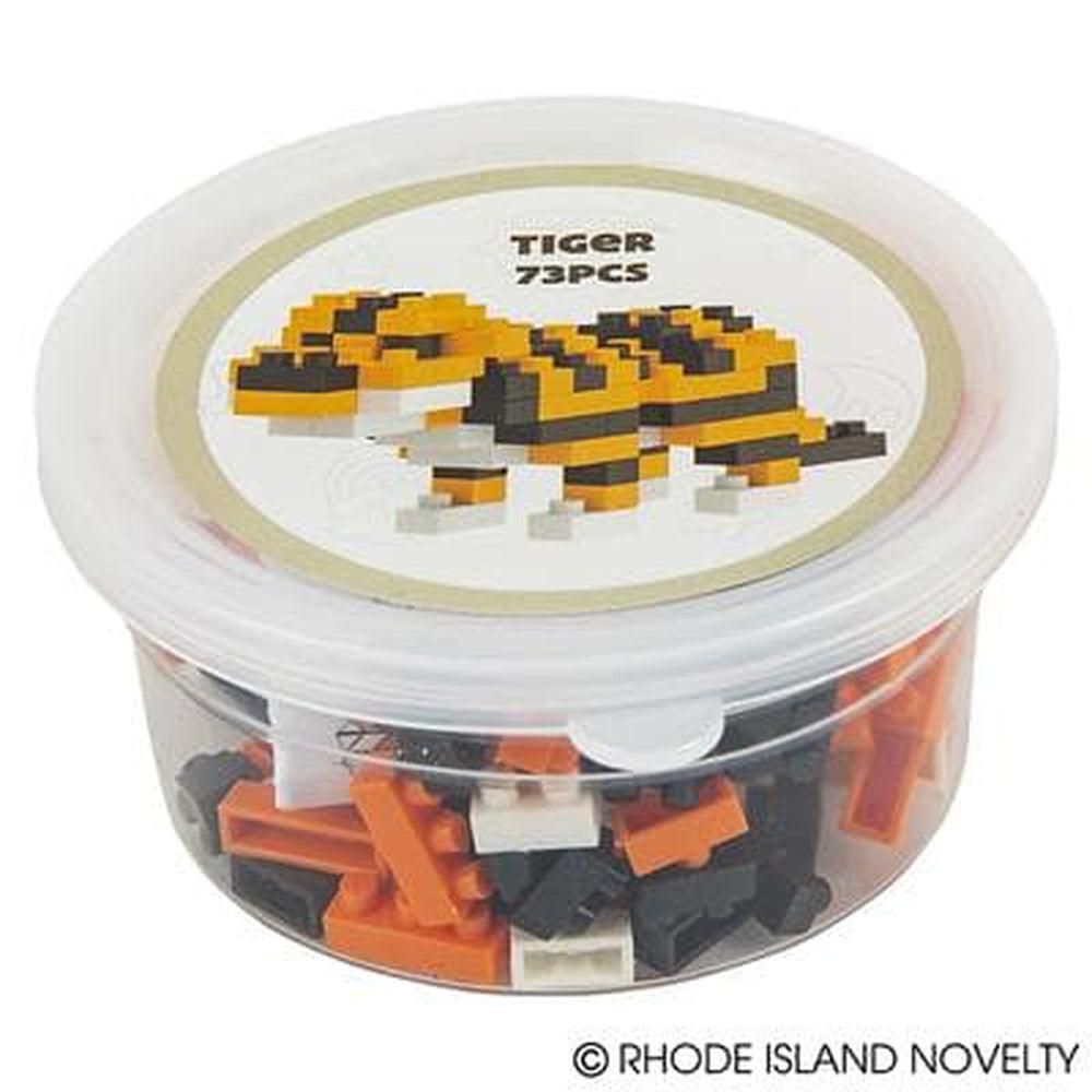 The Toy Network-Mini Blocks - Tiger 73 Pieces-AM-MBTIG-Legacy Toys