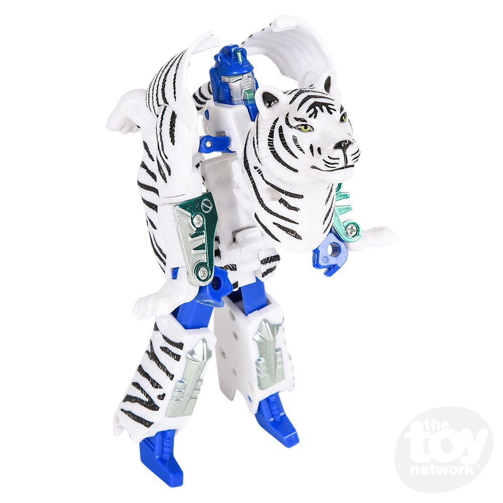 The Toy Network-White Tiger Robot Action Figure-AM-RSWTI-Legacy Toys