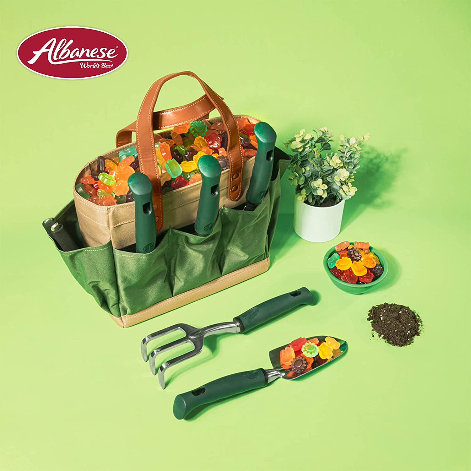 Albanese Confectionery-Gummi Awesome Blossoms 5 lb. Bag-50162-Legacy Toys