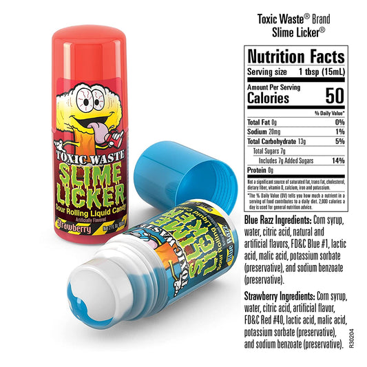 Albanese Confectionery-Toxic Waste Slime Licker Version 2.0 - 2 oz. Assorted Flavors-400720-Legacy Toys