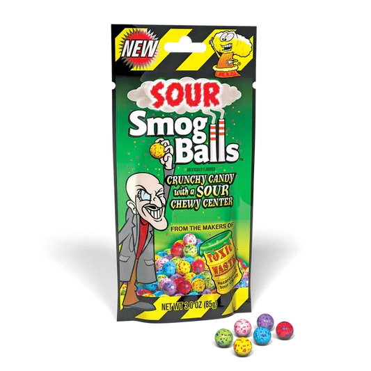 Candy Dynamics-Toxic Waste Smog Balls 3 oz. Bag-21003-1-Legacy Toys