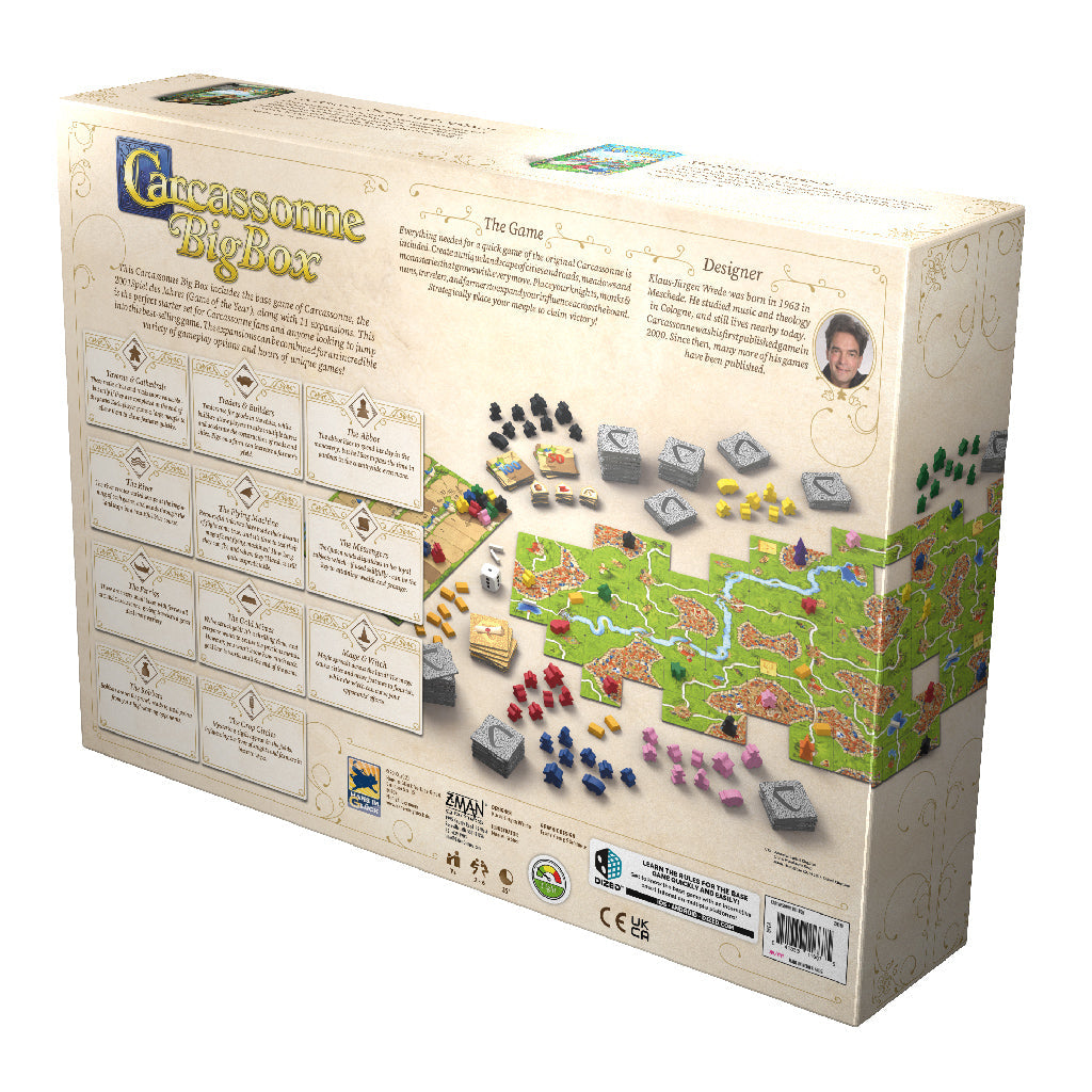 Asmodee-Carcassonne Big Box 2022-ZH010-Legacy Toys