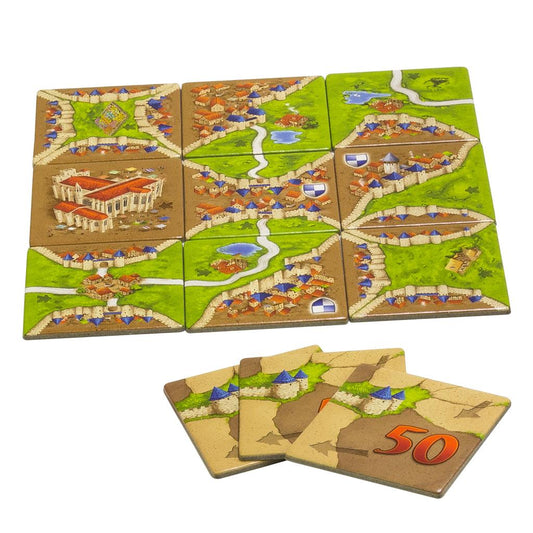 Asmodee-Carcassonne Expansion 1: Inns and Cathedrals New Edition-ZM7811-Legacy Toys