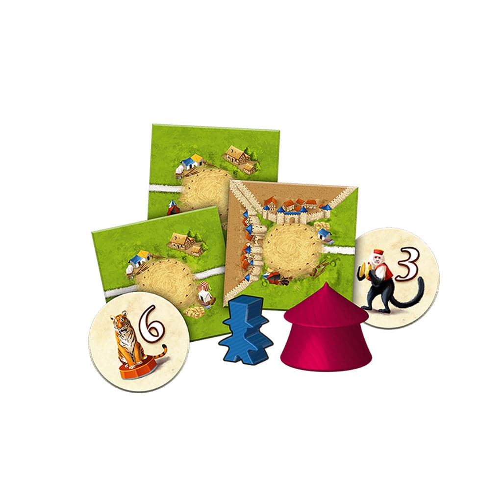 Asmodee-Carcassonne Expansion 10: Under the Big Top-ZM7820-Legacy Toys