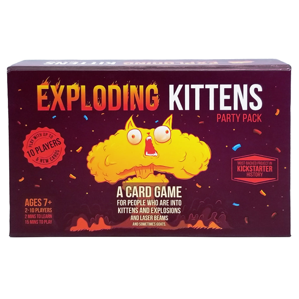 Asmodee-Exploding Kittens Party Pack-EKPP1-Legacy Toys