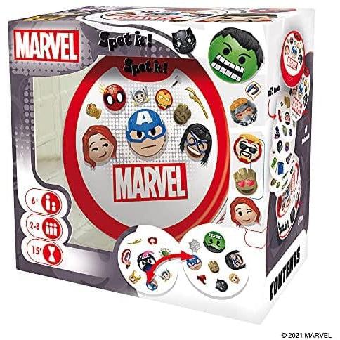 Asmodee-Spot It! Marvel Emoji Box-SP241-Legacy Toys