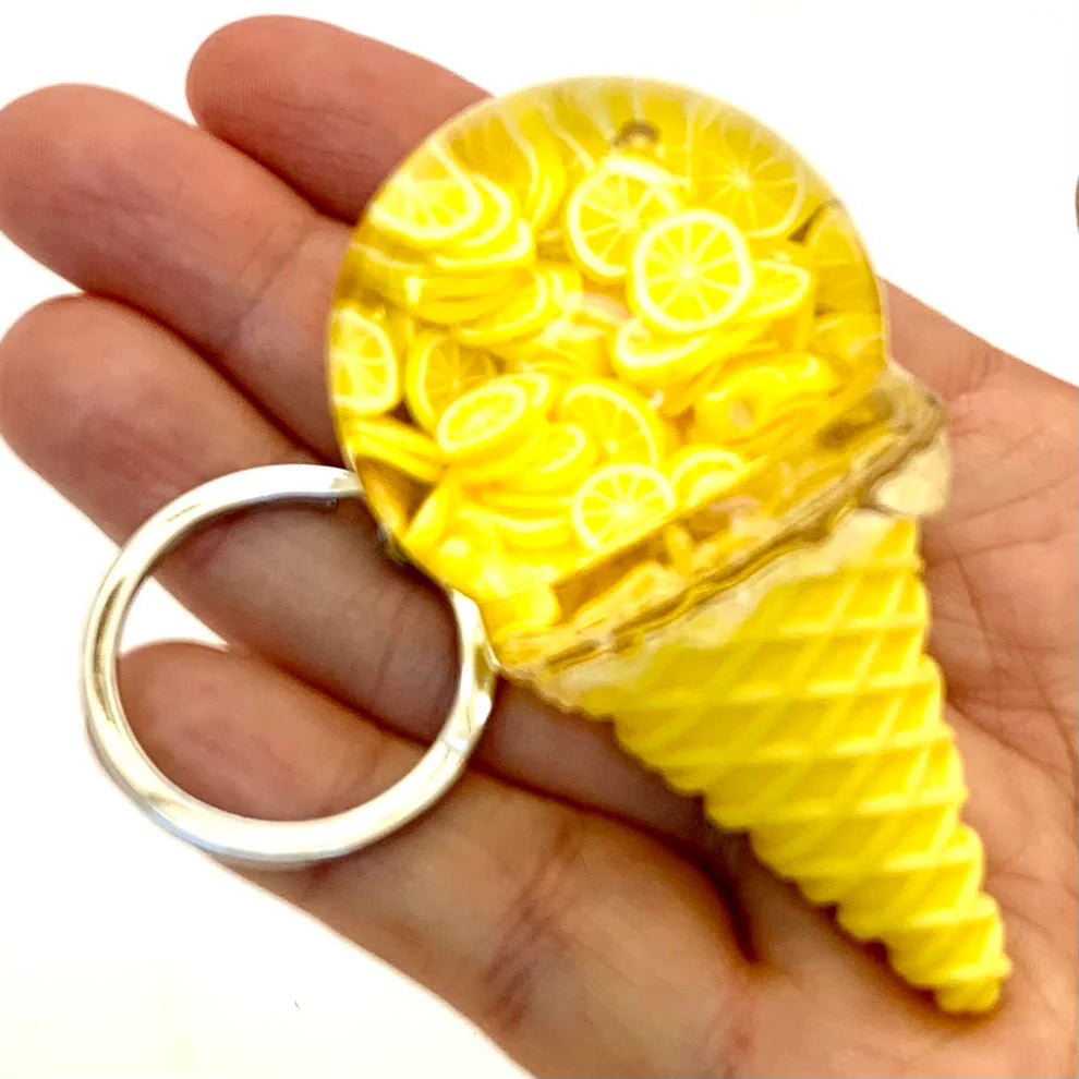 BC Mini-Assorted Fruit Ice Cream Key Charm-12068-Legacy Toys