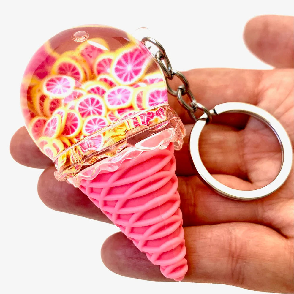 BC Mini-Assorted Fruit Ice Cream Key Charm-12068-Legacy Toys