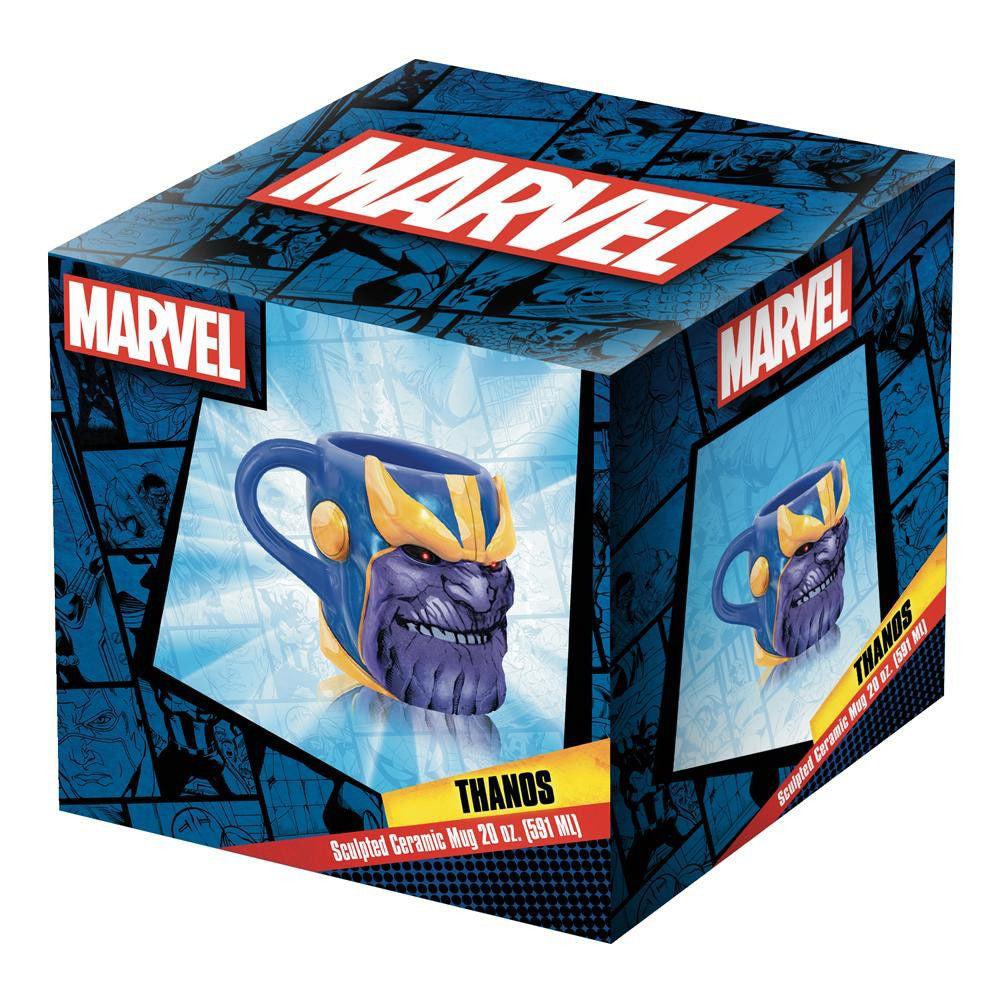 Bio World-Marvel Thanos 22 oz. Sculpted Ceramic Mug-VU8C09MVL00VI11-Legacy Toys