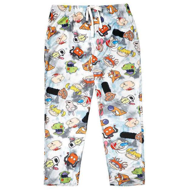 Bio World-Nickelodeon 90's NickToons Sleep Pants--Legacy Toys