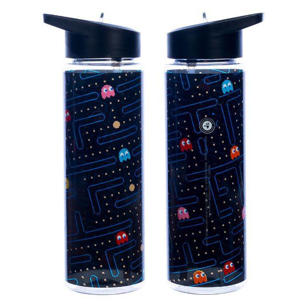 Bio World-Pac-Man 24 oz. Single-Wall Water Bottle-WAA06RQPCMVI00-Legacy Toys