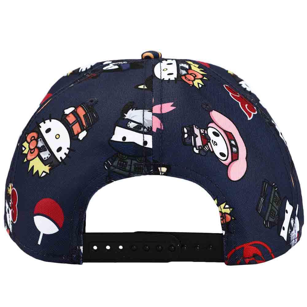 Bio World-Sanrio x Naruto Limited Edition AOP Flat Bill Snapback Hat-SB9UTANSCPP00-Legacy Toys