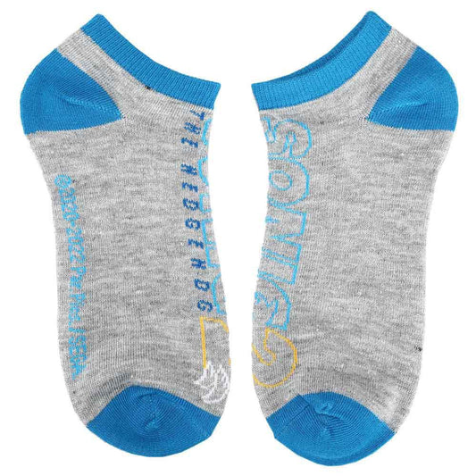Bio World-Sonic the Hedgehog 2 Logo 5 Pair Ankle Socks-ASF1FJJLASPP00-Legacy Toys