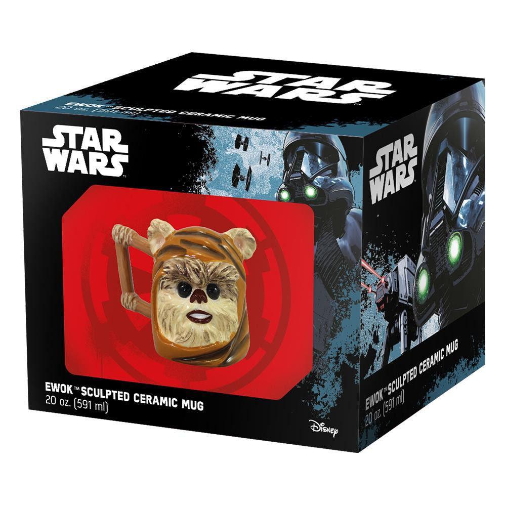 Bio World-Star Wars Ewok 24 oz. Premium Sculpted Ceramic Mug-VU8CAUSTW00VI55-Legacy Toys