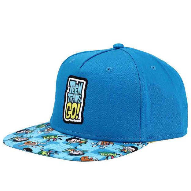 Bio World-Teen Titans Go! Youth Flat Bill Snapback Hat-SBB0NBYTTGPP00-Legacy Toys