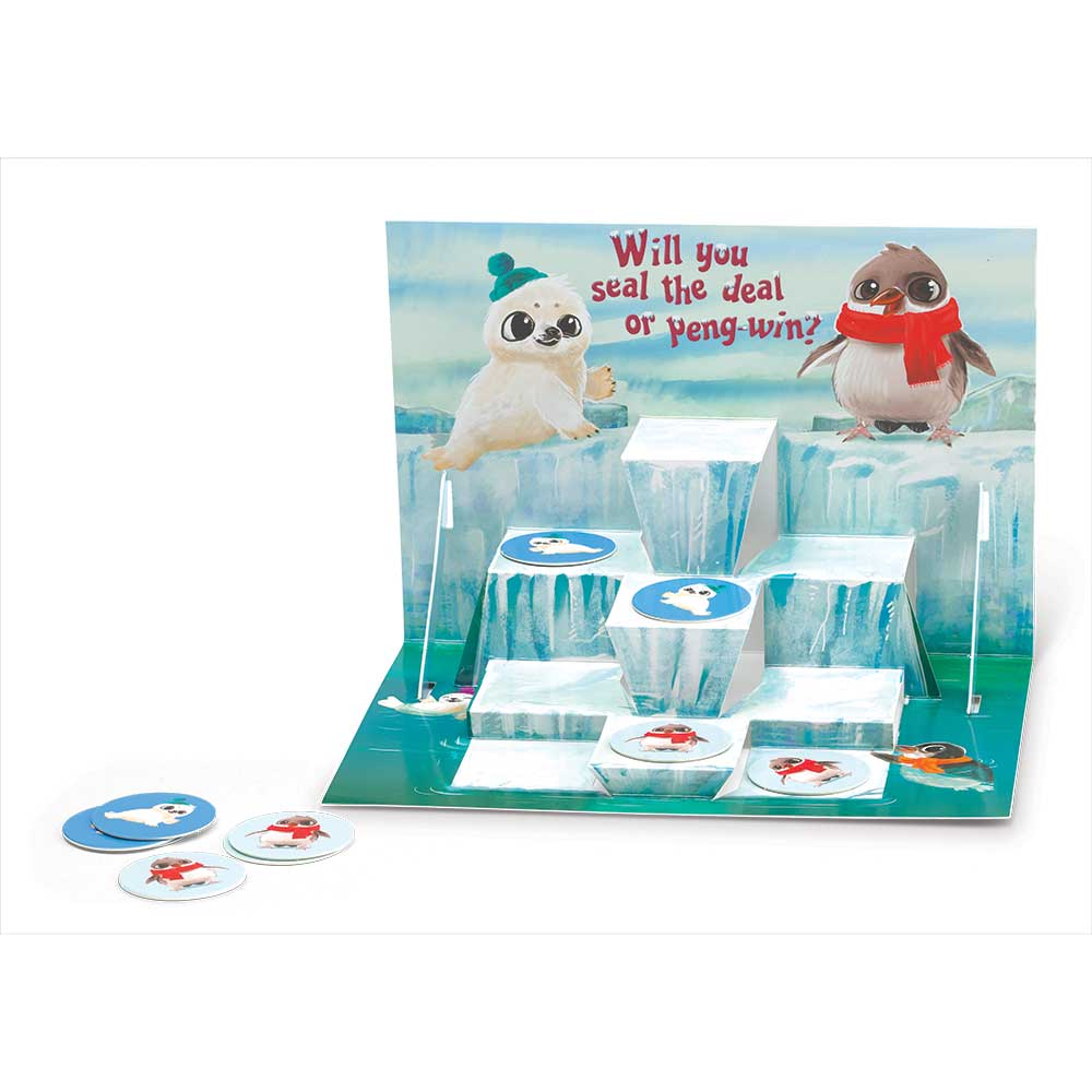 Blue Orange Games-Pop 'N Play Greeting Cards with Game--Legacy Toys