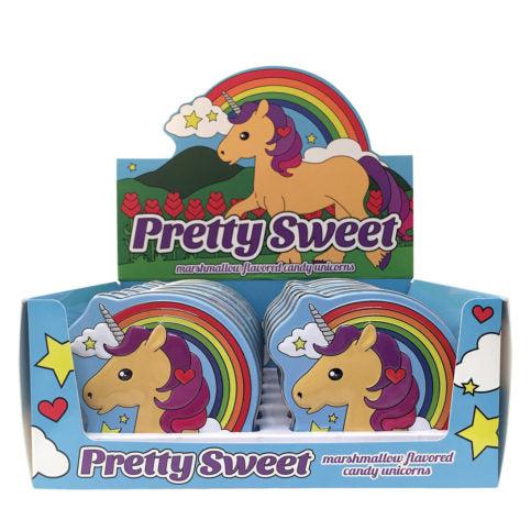 Boston America-Unicorn Pretty Sweet Candy Tin-5742-Box of 12-Legacy Toys