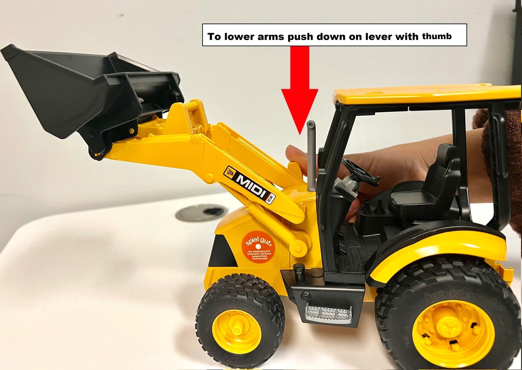 Bruder-JCB Midi CX Loader Backhoe-02427-Legacy Toys