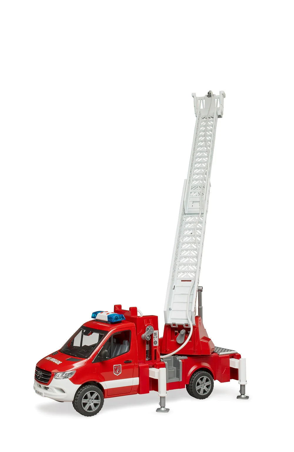 Bruder-MB Sprinter Fire Engine w Ladder Water Pump & L/SModule-02673-Legacy Toys