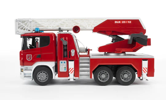 Bruder-Scania Fire Engine w/ Water Pump and Light & Sound-03590-Legacy Toys