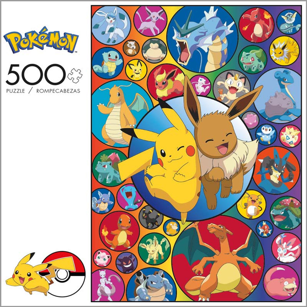 Buffalo Games-Pokémon Pikachu & Eevee Series 3 - 500 Piece Puzzle-3354-Legacy Toys