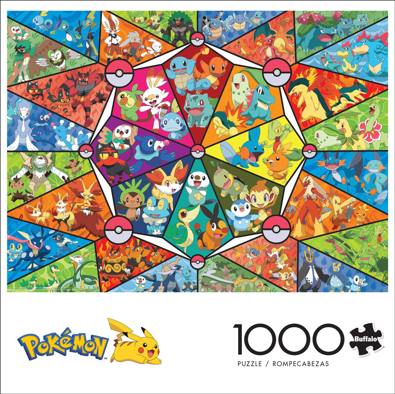 Pokemon Puzzle 1000 piece- Fan Favorite Collectible- Buffalo Games NEW