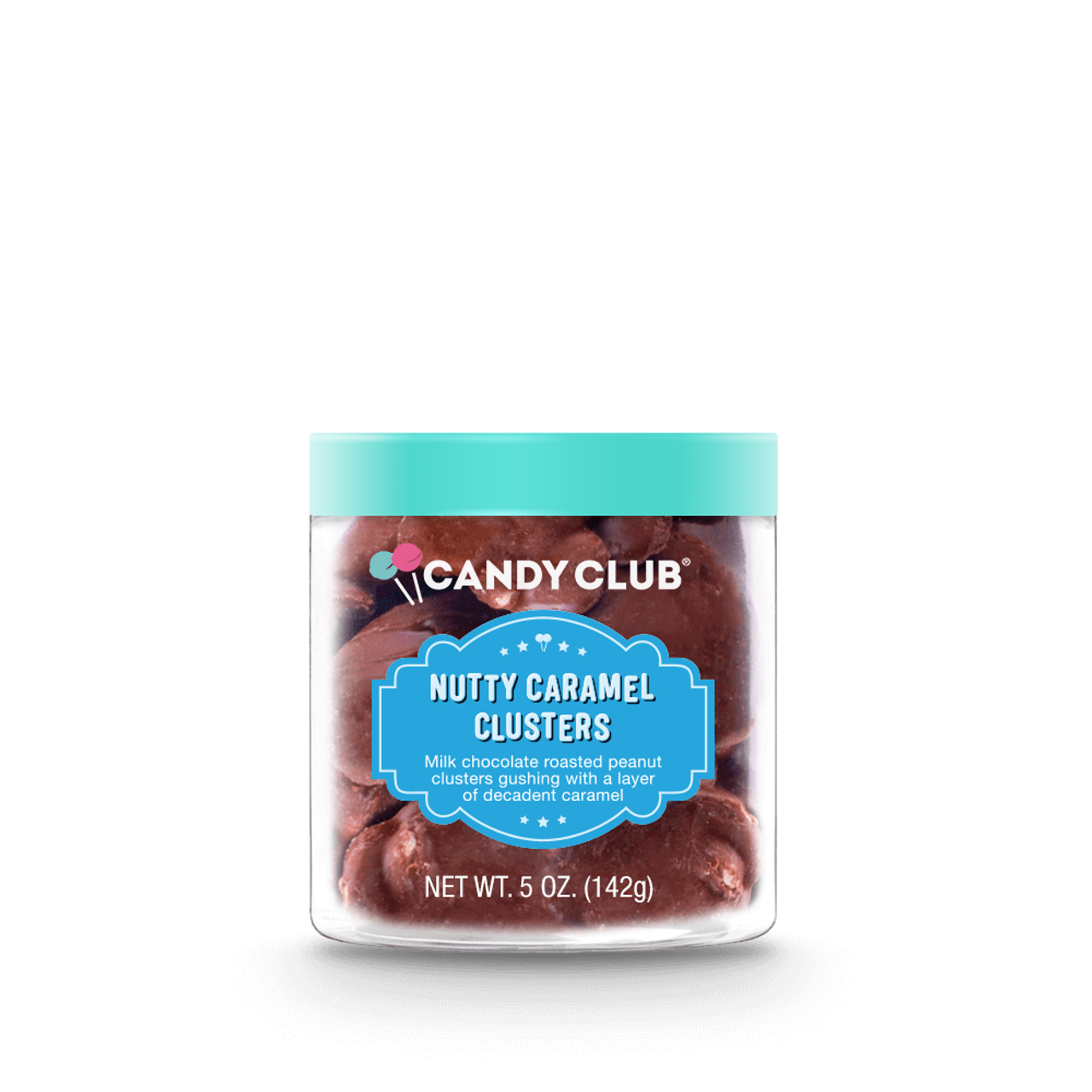 Candy Club-Nutty Caramel Clusters Small Jar-RSCH19-01-25-Legacy Toys