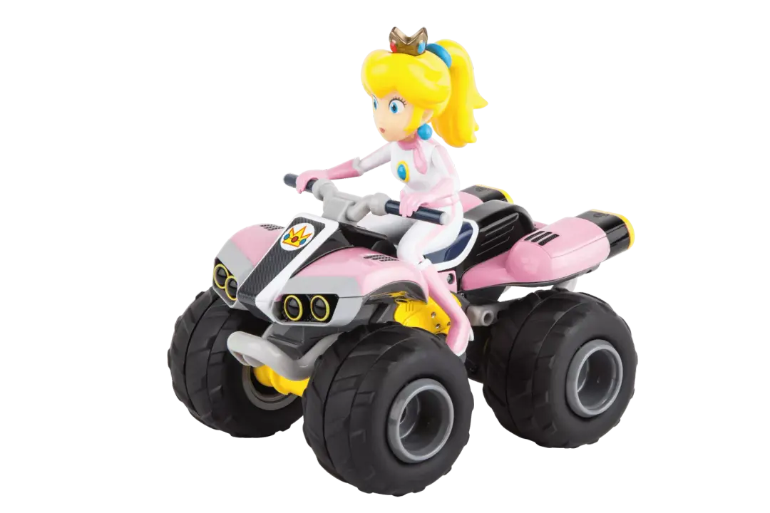 Carrera-2.4GHz Mario Kart, Peach - Quad-CARR370200999X-Legacy Toys