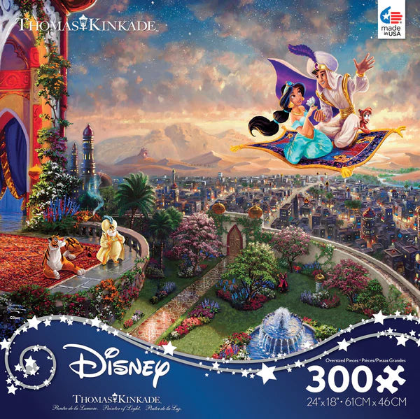 Ceaco-Thomas Kinkade Disney - Aladdin - 300 Piece Puzzle-2222-16-Legacy Toys