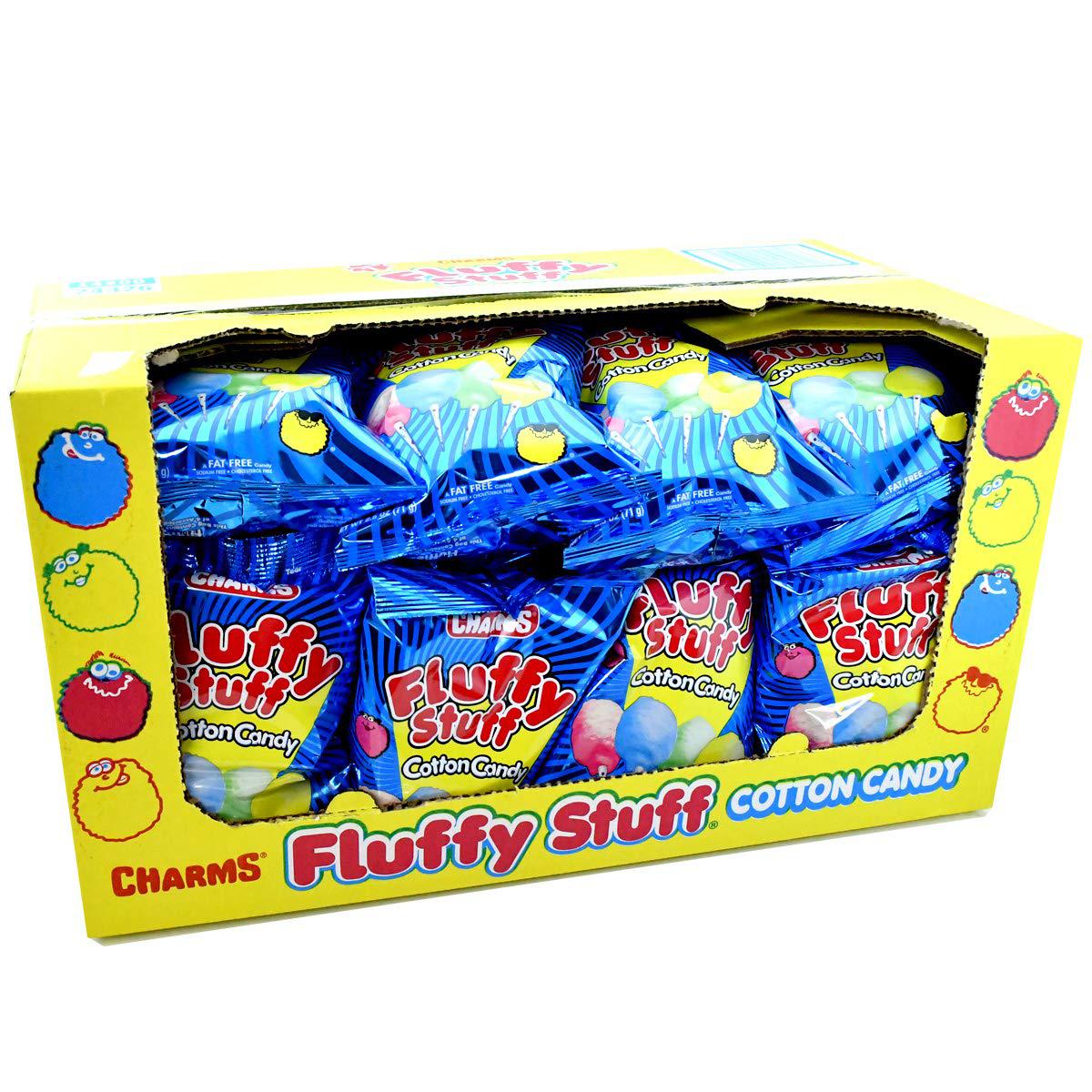 Charms-Fluffy Stuff Original Cotton Candy 2.5 oz. Bag--Legacy Toys