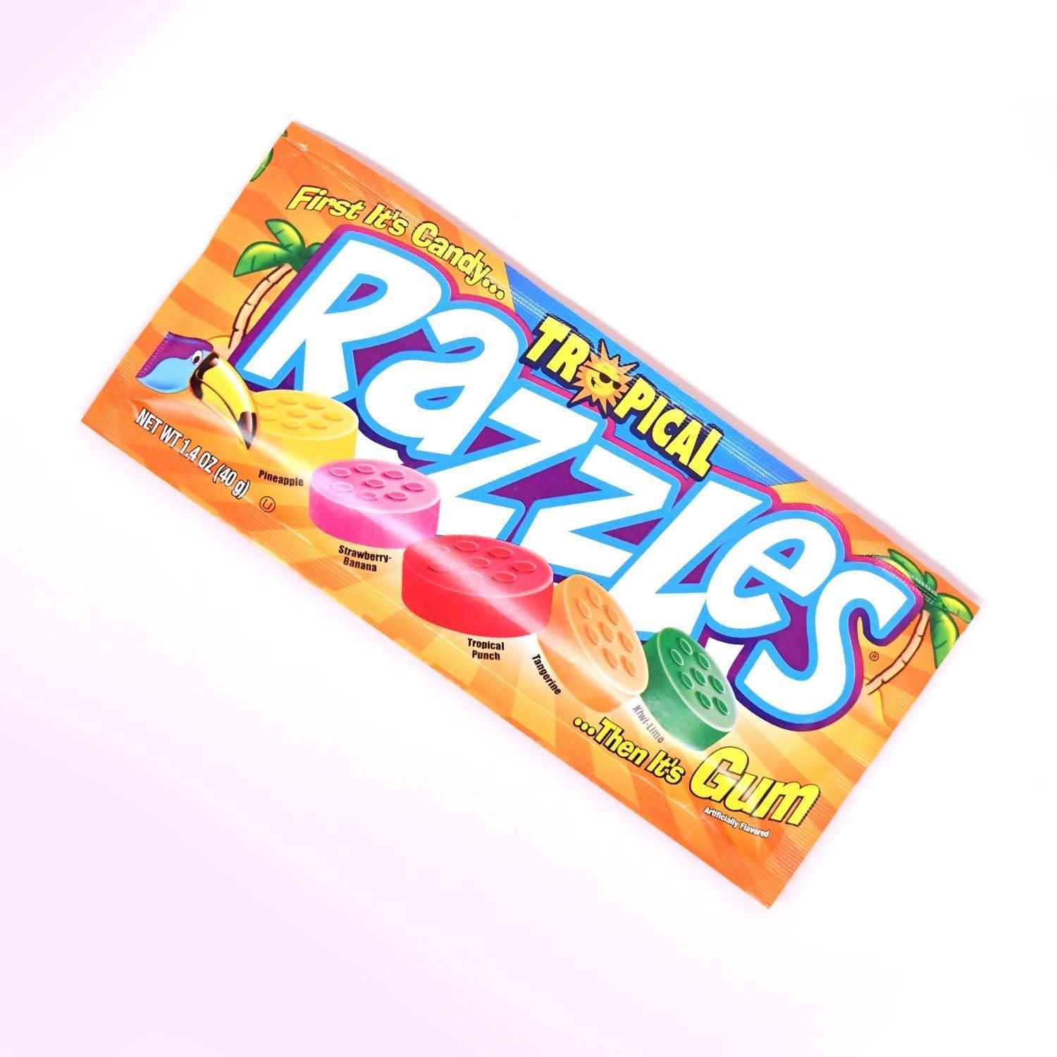 Charms-Razzles Tropical 1.4 oz. Pouch-90829-1-Single-Legacy Toys