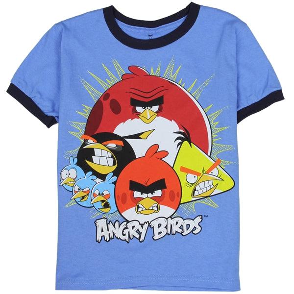 Childrens Apparel-ANGRY BIRDS Boys T-Shirt-ANGRY8-XL-XL-Legacy Toys
