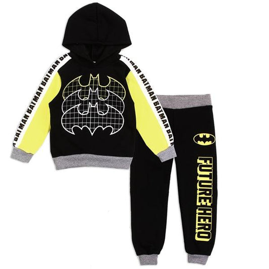 Childrens Apparel-BATMAN Boys Toddler 2PC Fleece Hoodie Set--Legacy Toys