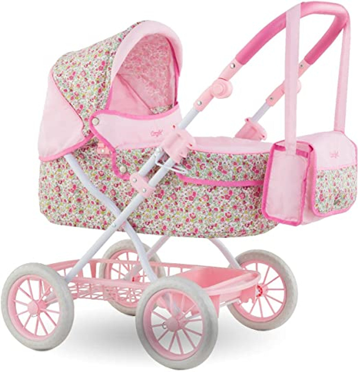 Corolle-Floral Baby Doll Carriage for 14/17