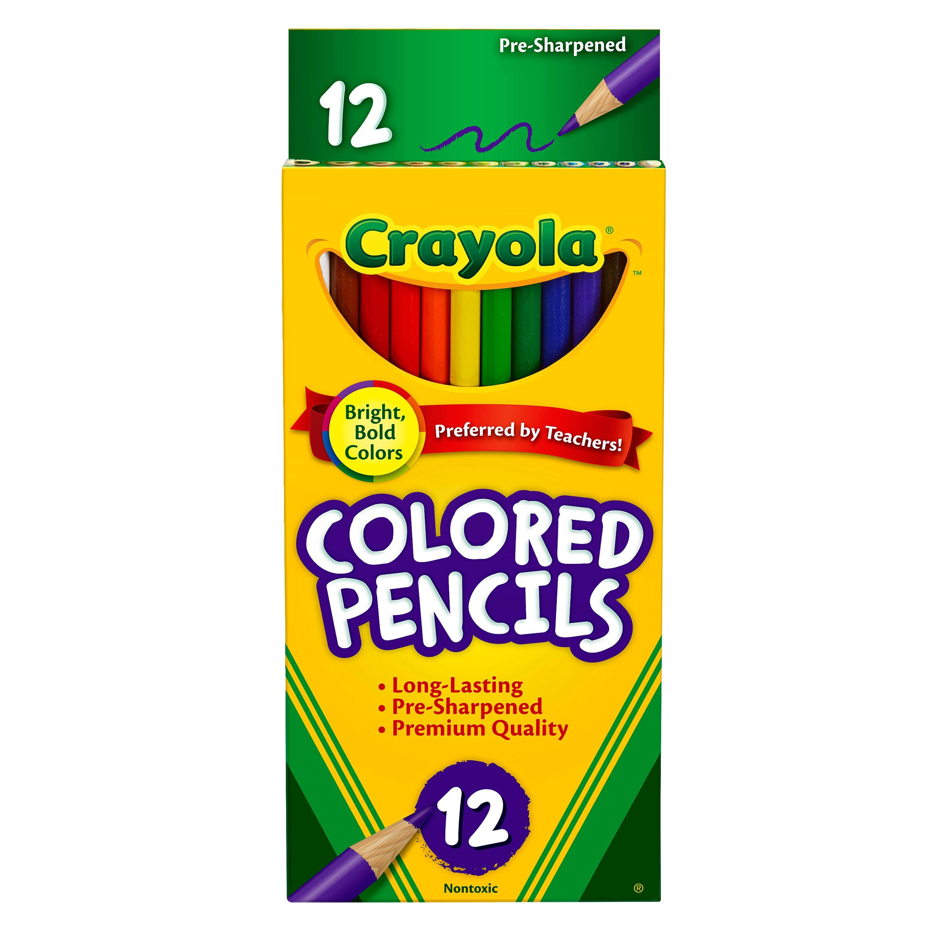 Crayola-Crayola 12 Count Colored Pencils - Long-68-4012-Legacy Toys