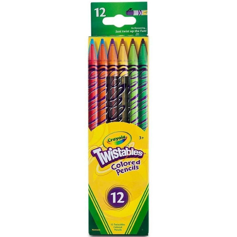 Crayola-Crayola 12 Count Twistables Colored Pencils-68-7408-Legacy Toys