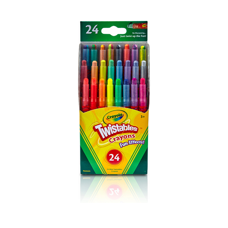 Crayola-Crayola 24 Count Twistables Fun Effects Crayons-52-9824-Legacy Toys