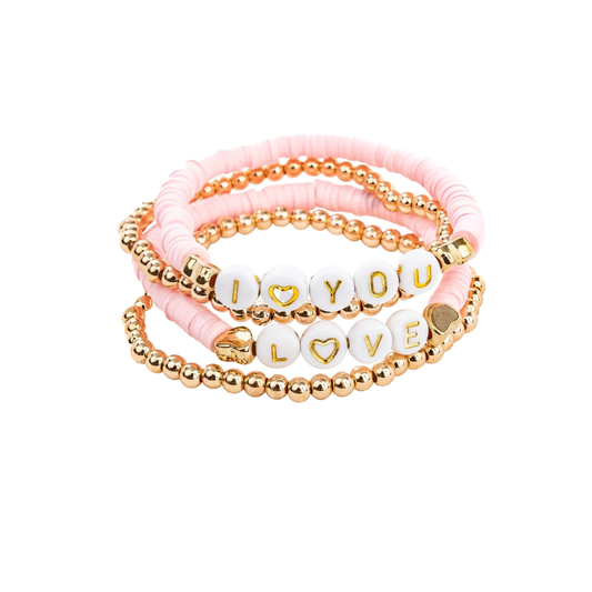 Creative Education-Pink Love Bracelets-84110-Legacy Toys