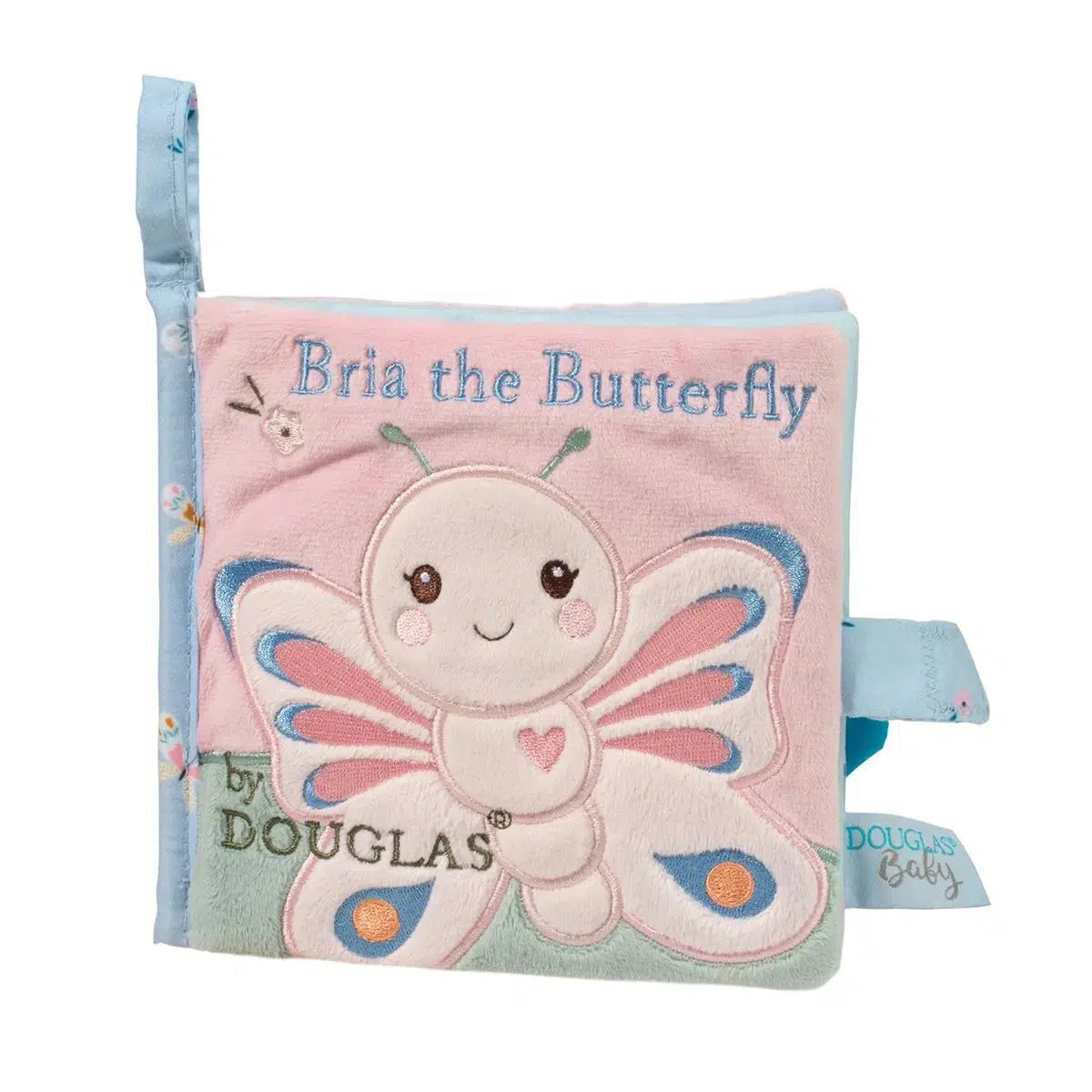 Douglas Toys-Bria Butterfly Soft Baby Book-6423-Legacy Toys