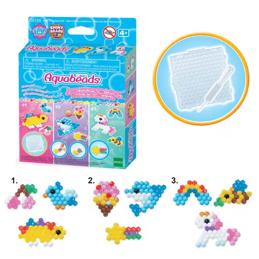 Epoch Everlasting Play-Aquabeads - Mini Creations Kit-AB31725-Legacy Toys