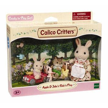 Epoch Everlasting Play-Calico Critters Apple & Jake's Ride 'n Play-CC2771-Legacy Toys