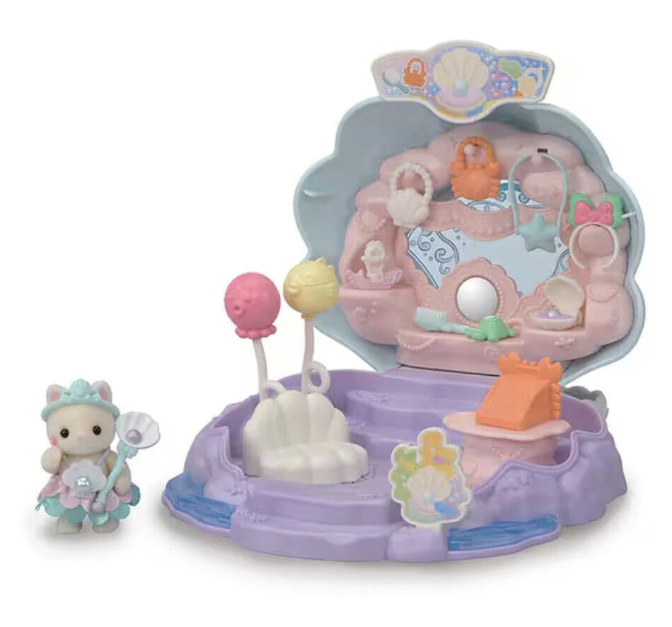 Epoch Everlasting Play-Calico Critters - Baby Mermaid Shop-CC2177-Legacy Toys