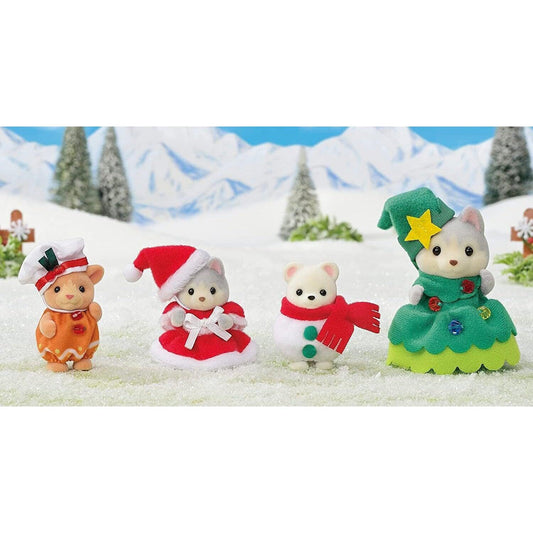 Epoch Everlasting Play-Calico Critters Happy Christmas Friends-CC2081-Legacy Toys