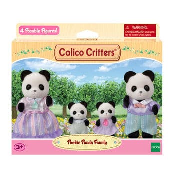 Epoch Everlasting Play-Calico Critters Pookie Panda Family-CC1940-Legacy Toys