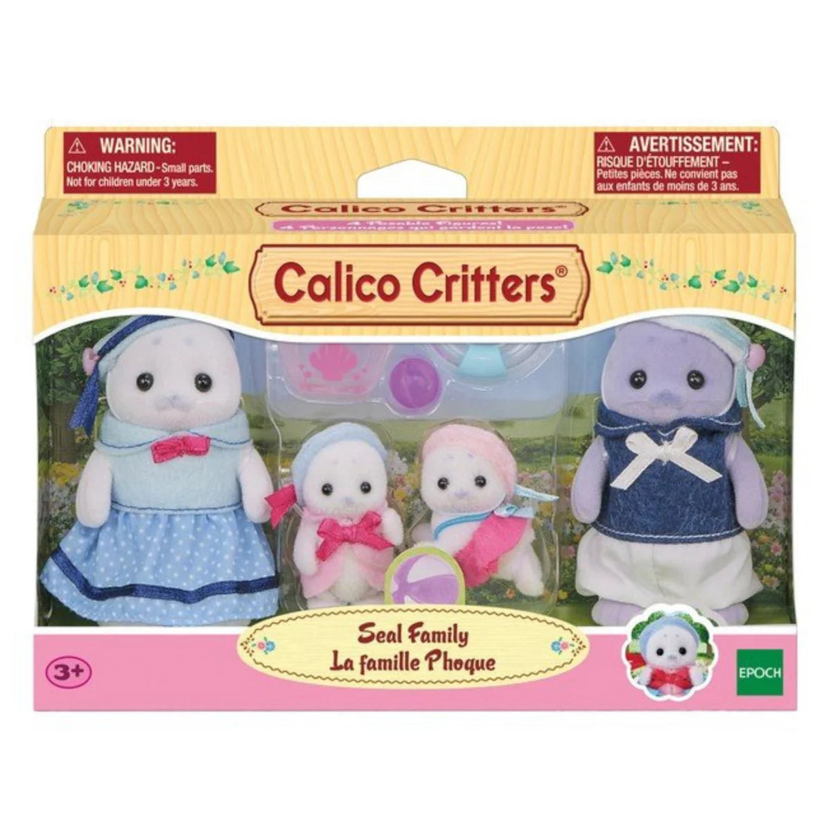 Epoch Everlasting Play-Calico Critters - Seal Family-CC2176-Legacy Toys