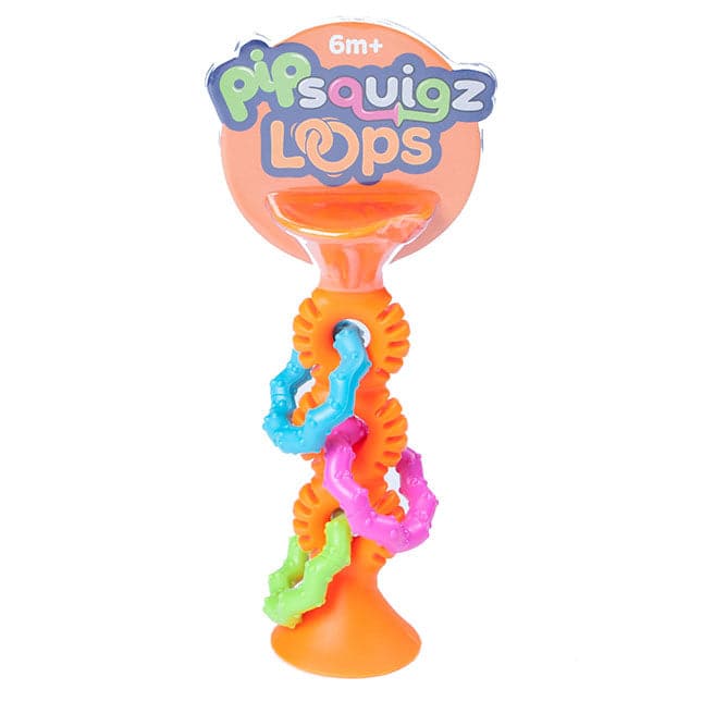 Fat Brain Toys-PipSquigz Loops-FA165-1-Orange-Legacy Toys